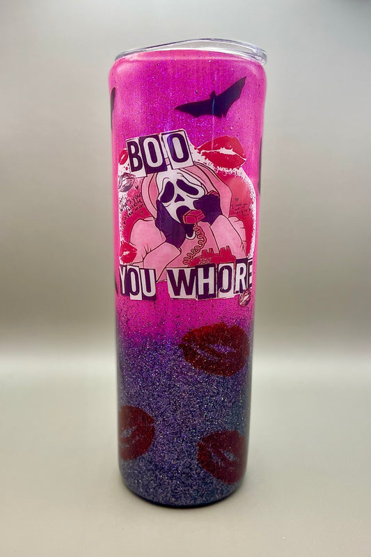 Mean Girls Scary Glitter Tumbler