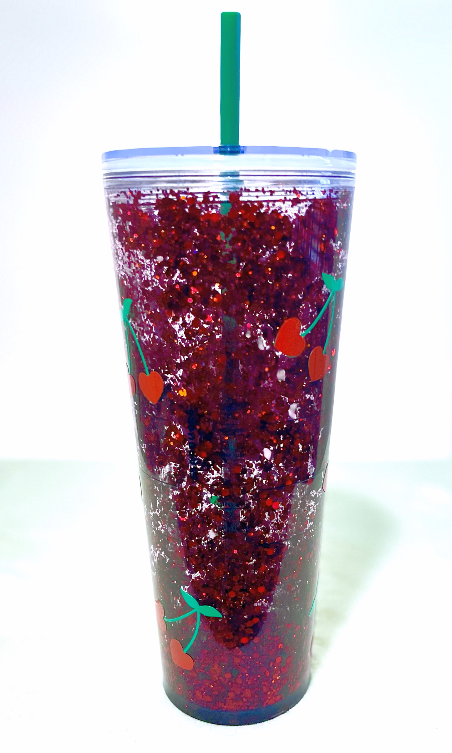 Cherry Picking Snow Globe Tumbler