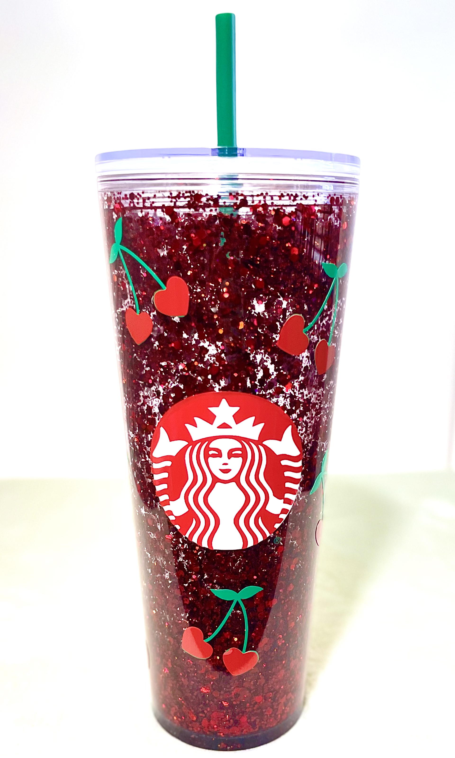 Cherry Picking Snow Globe Tumbler