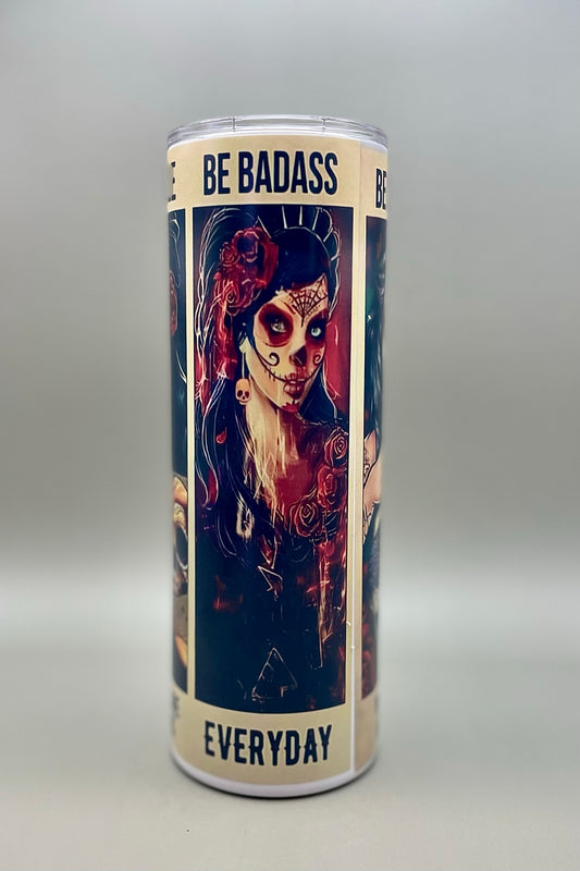 Día de Muertos Inspirational Glow-in-the-Dark Tumbler