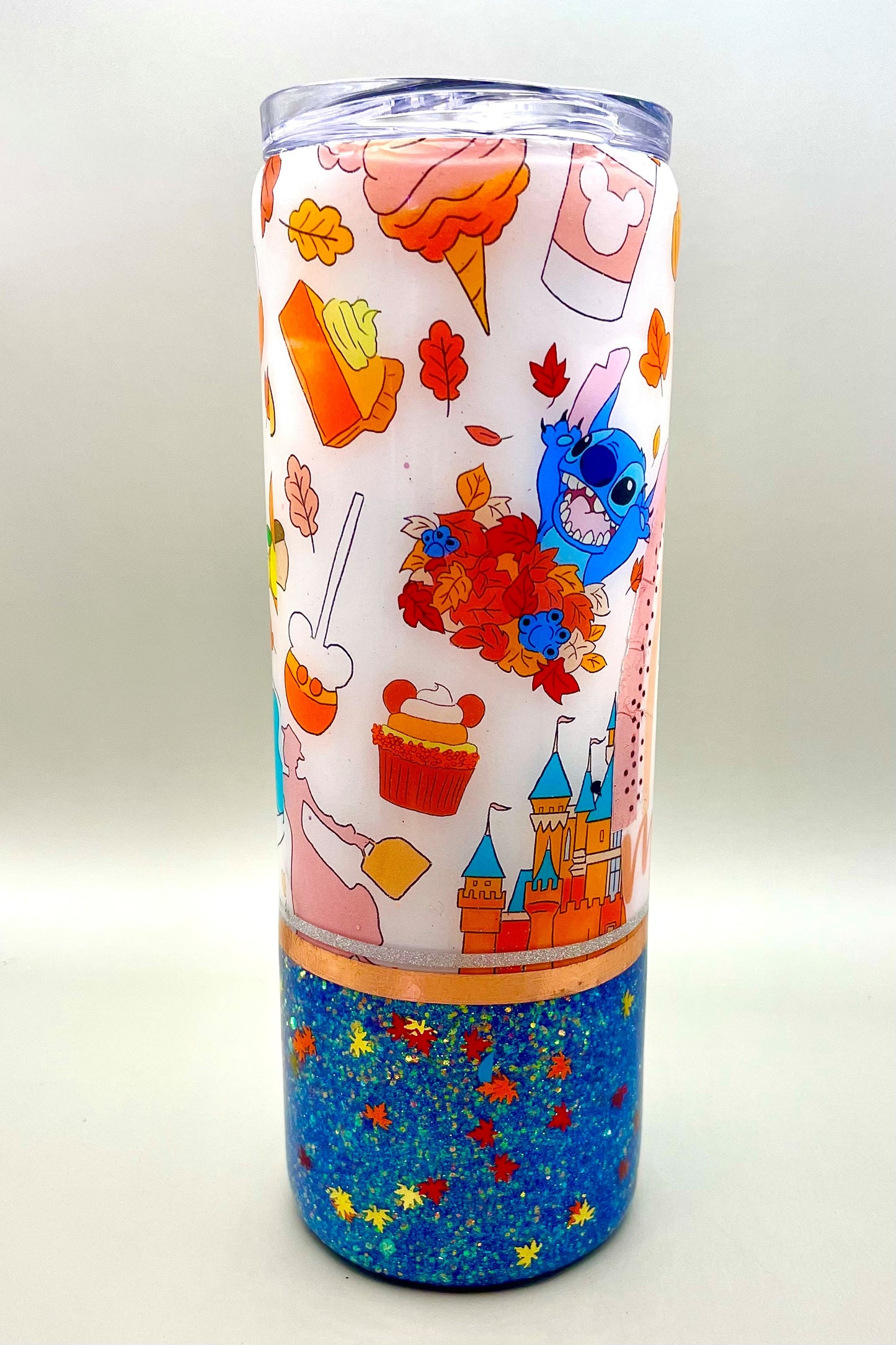 Disney Halloween Mama Glitter Tumbler 