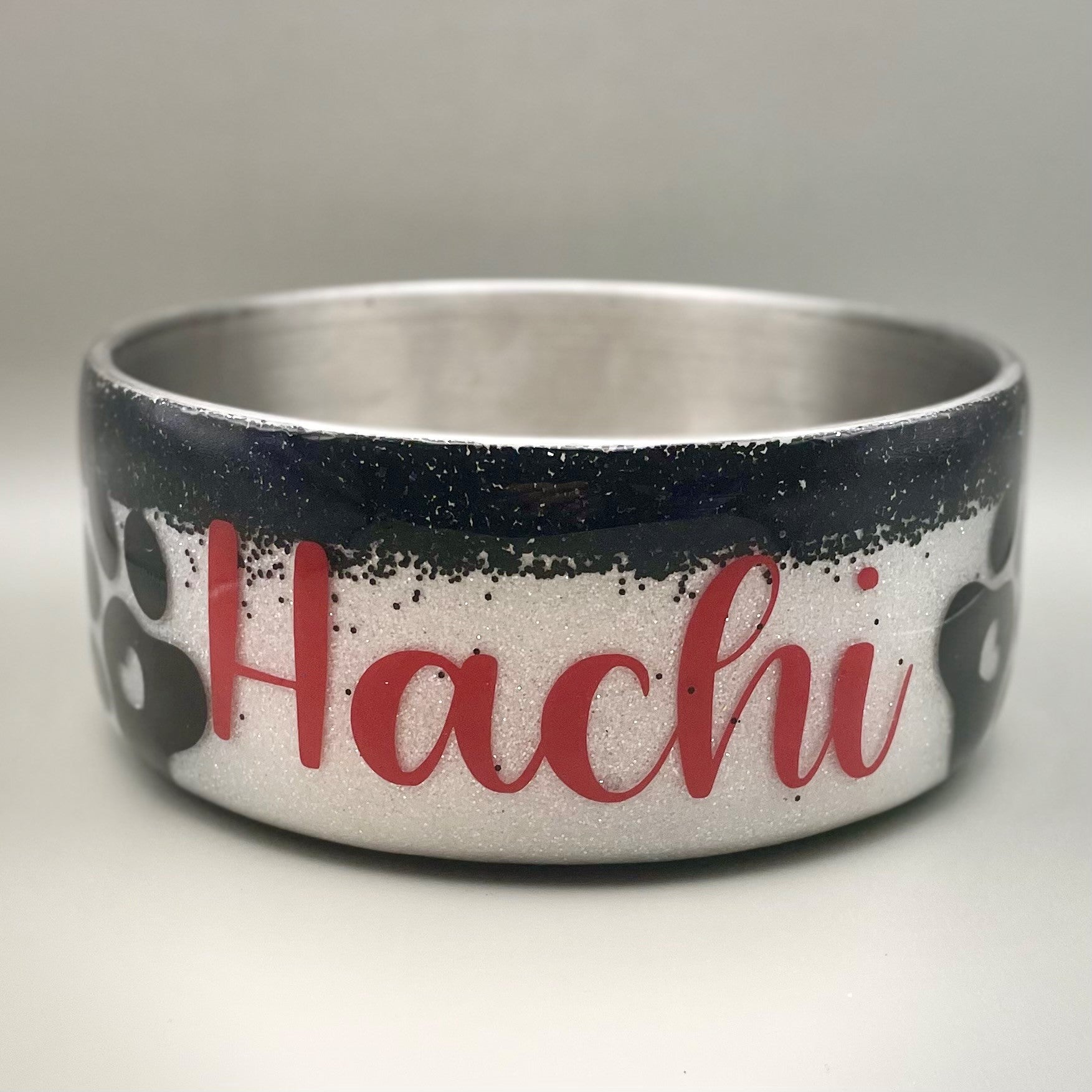 Glitter Custom Doggie Bowl