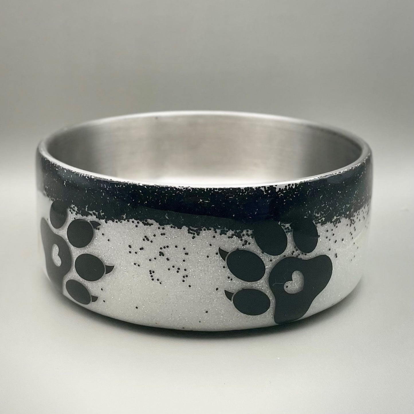 Custom Glitter Doggie Bowl