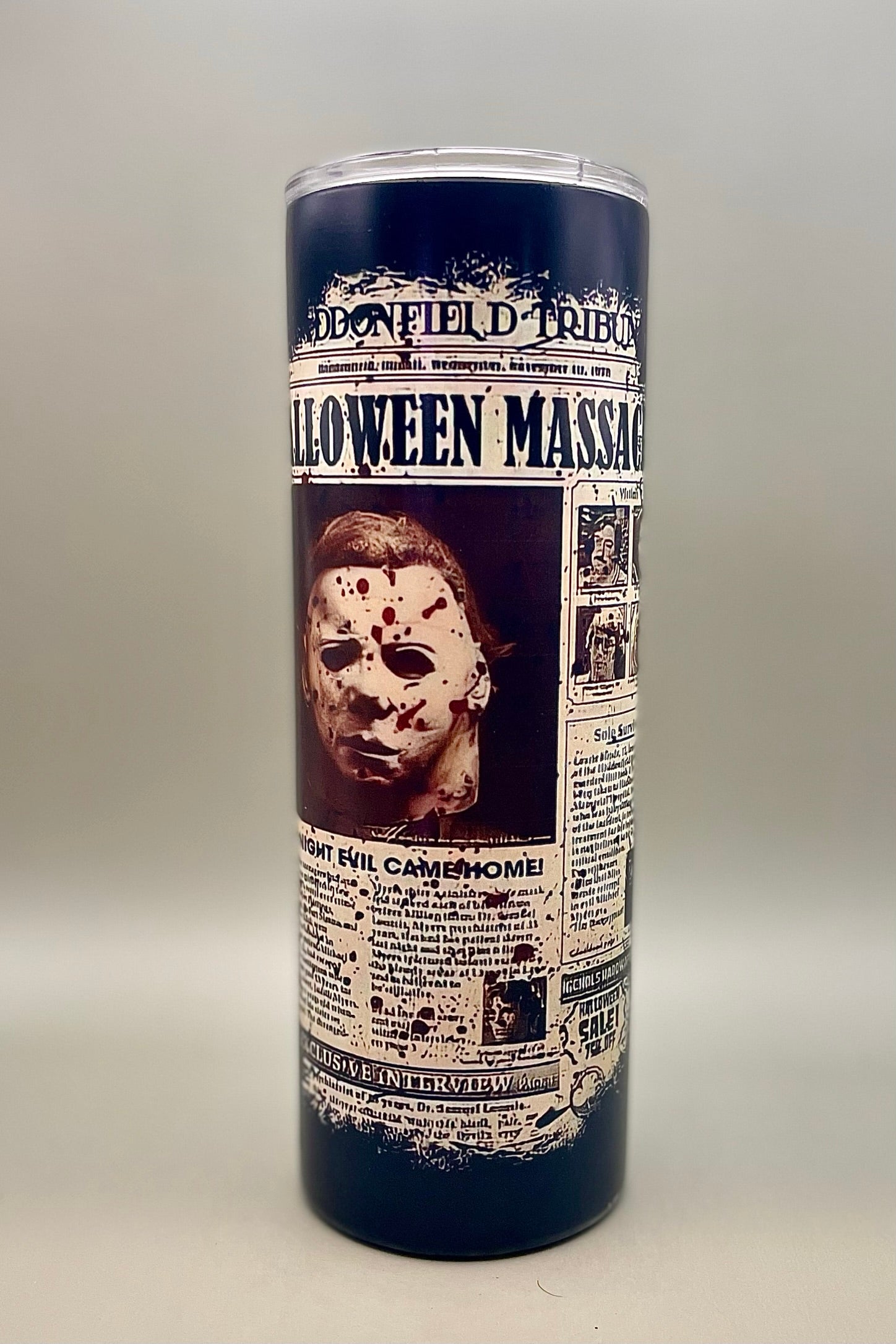 Halloween Michael Myers Glow-in-the-Dark Tumbler