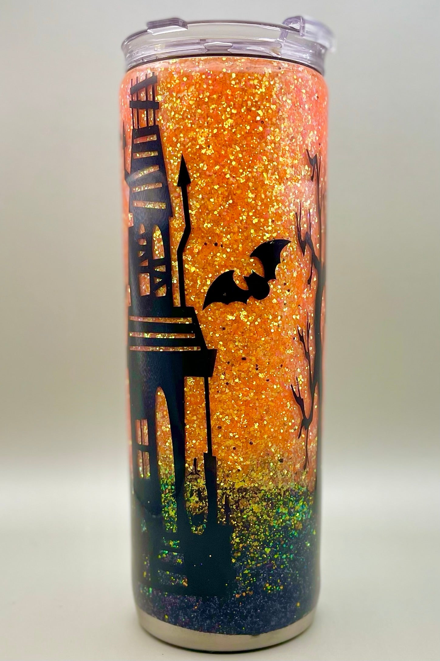 Sleep Hollow Dead & Breakfast Halloween Glitter Tumbler