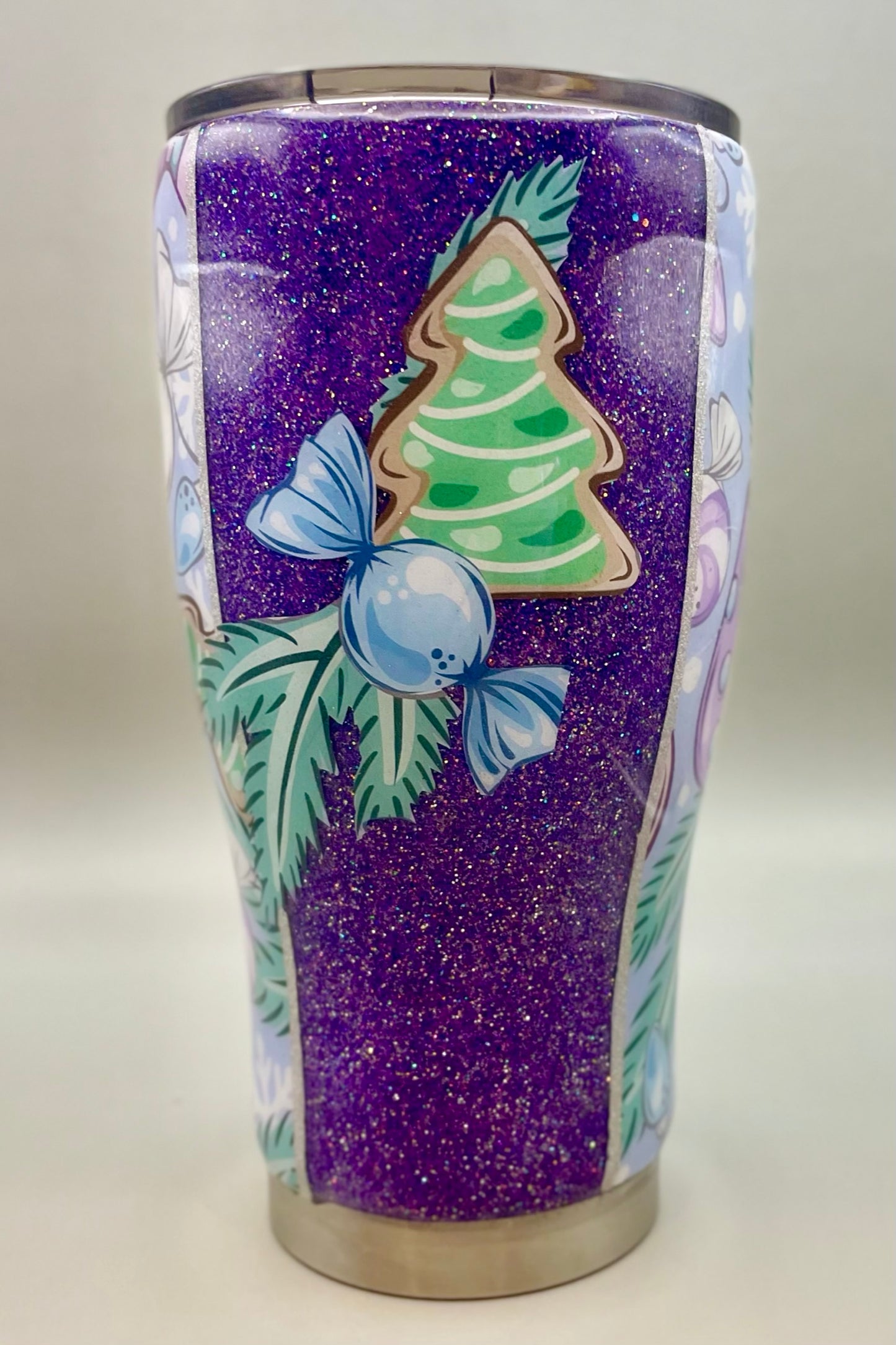 Tastes of Christmas Glitter Tumbler