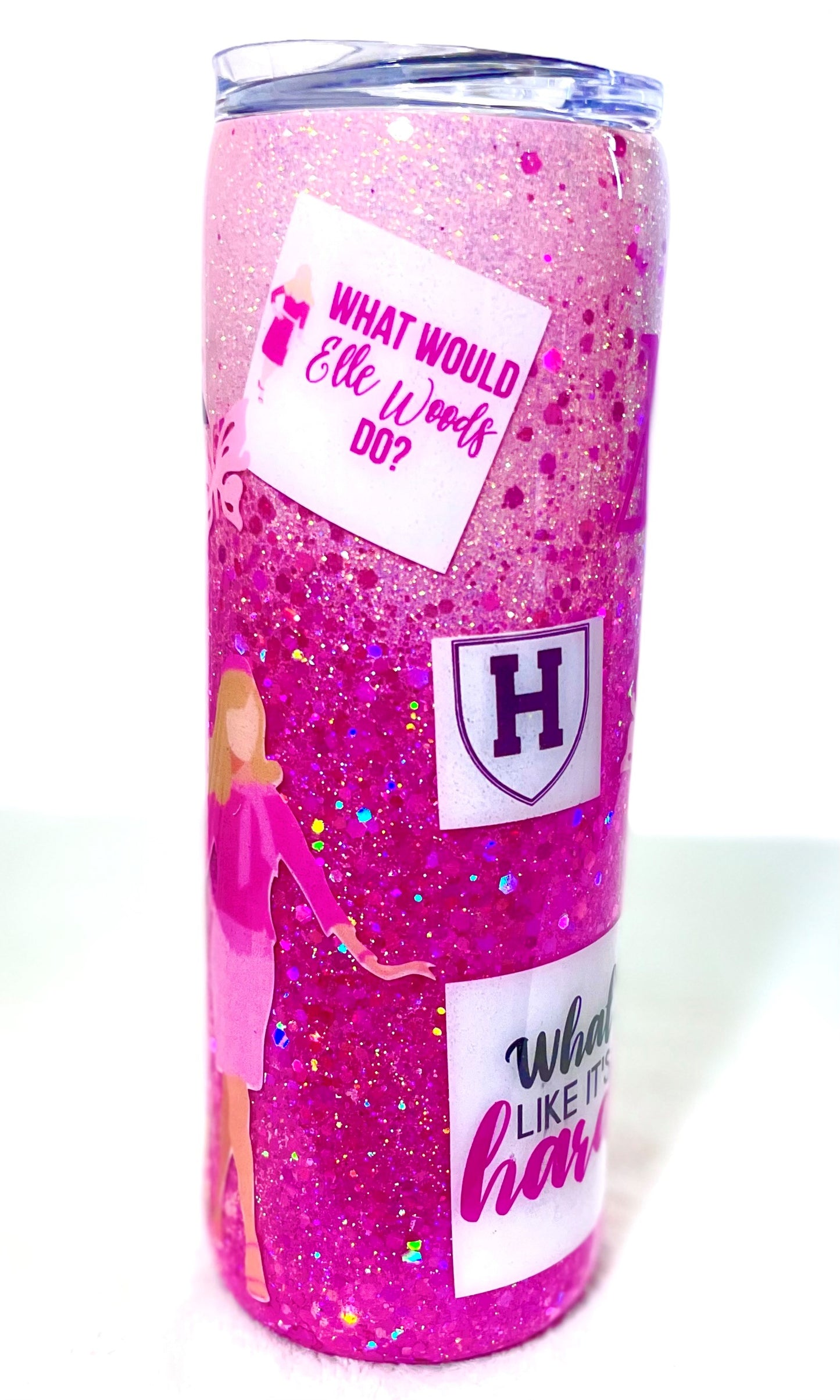 Legally Blonde Glitter Tumbler