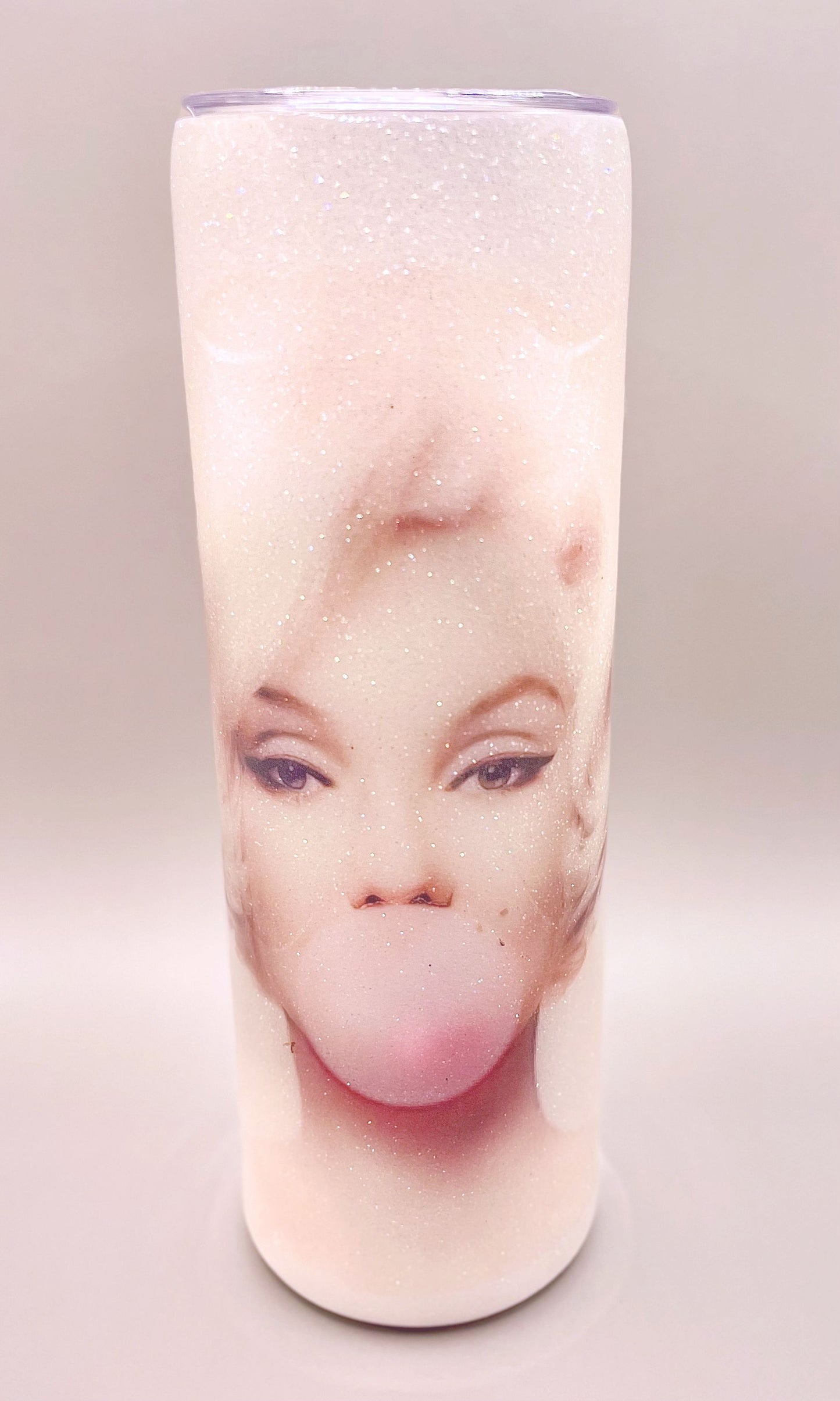 Marilyn Monroe Glitter Tumbler