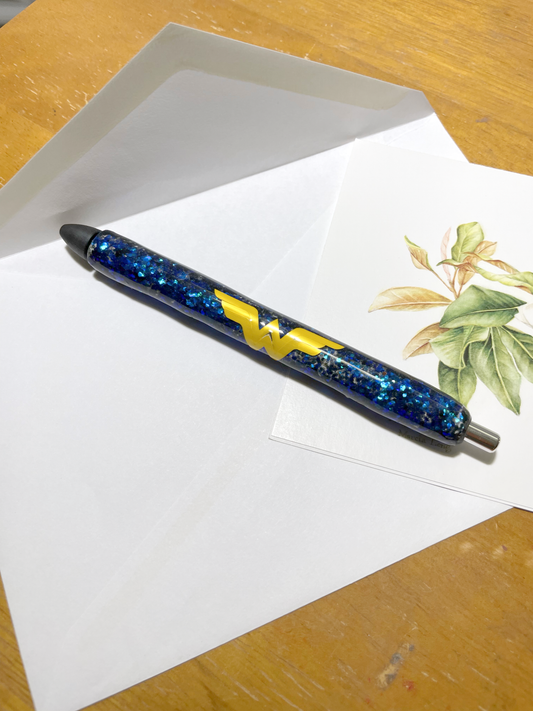 Wonder Woman Glitter Gel Pen